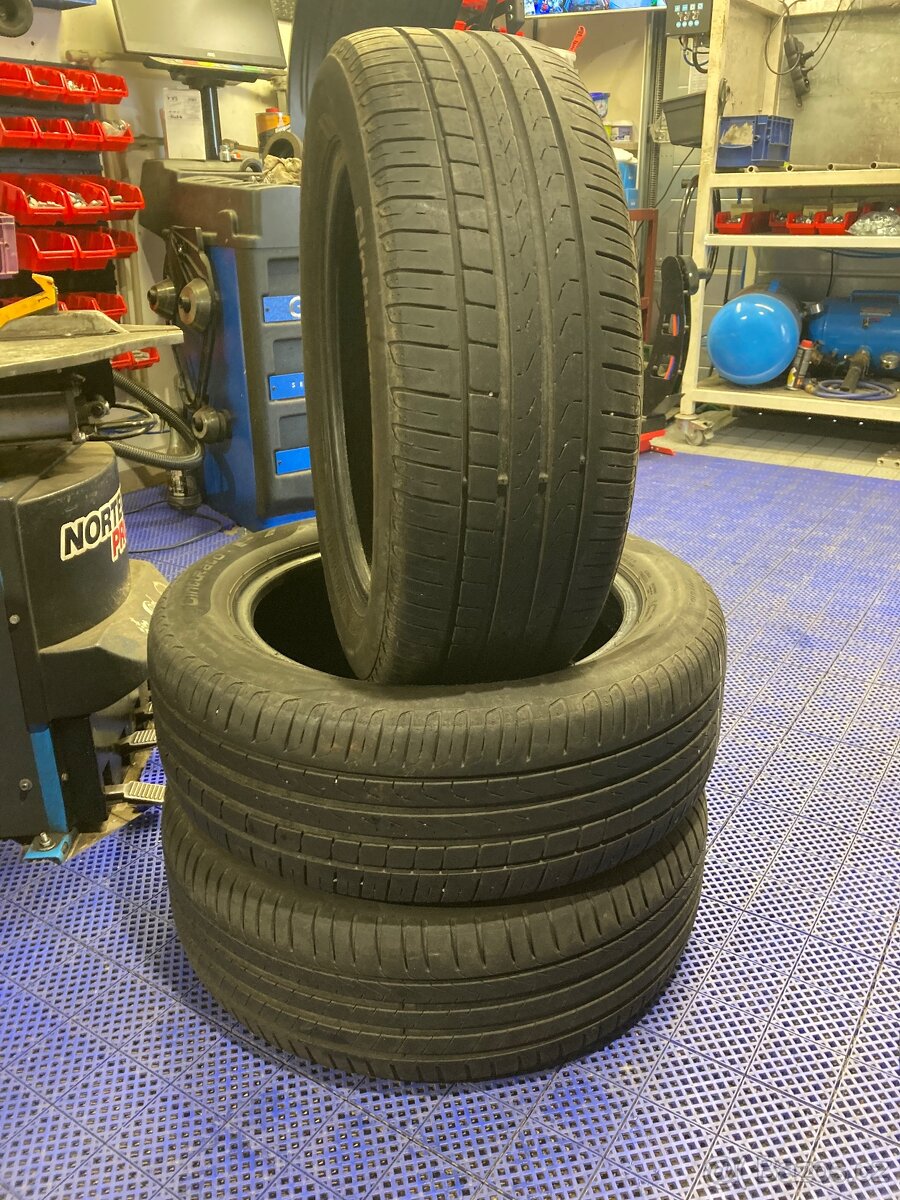 3x letní pneu 215/55 R17
