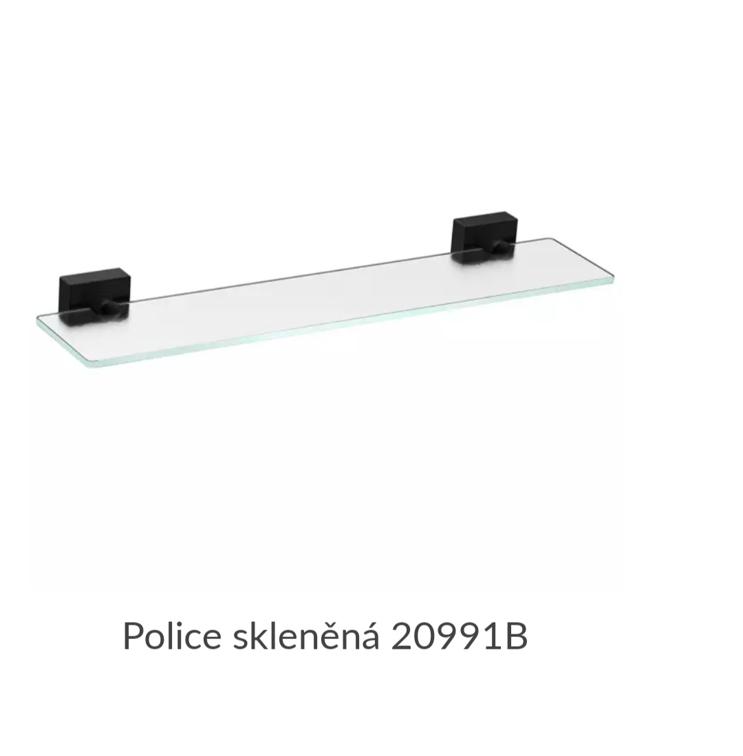 Skleněná polička