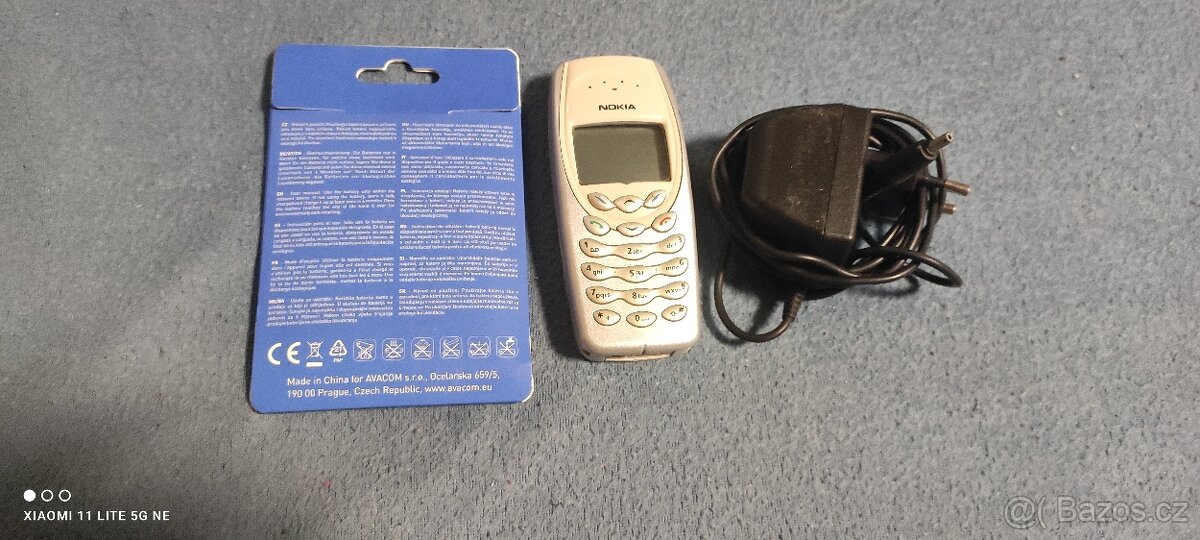 nokia 3410 stšíbrná