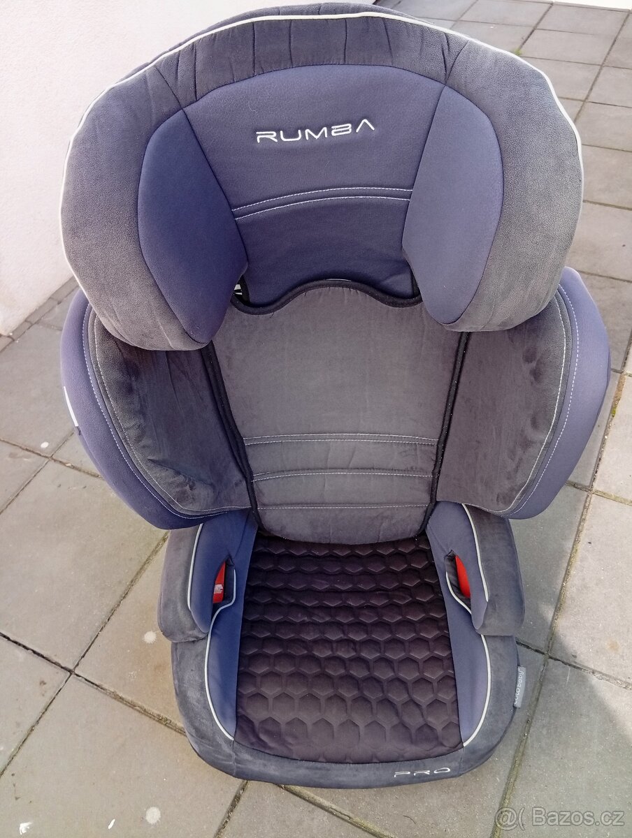 Dětská robustní autosedačka Rumba pro Isofix 15-36kg