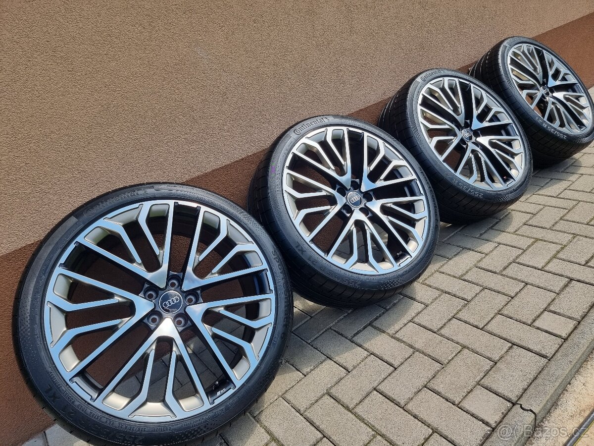 21″ 5×112 AUDI A6 / S6 + 255/35R21 CONTINENTAL letné nové