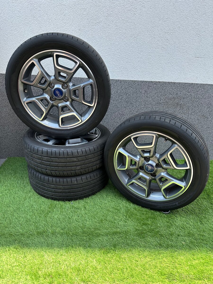 Alu kola 4x108 r16 s letním pneu (Evia)