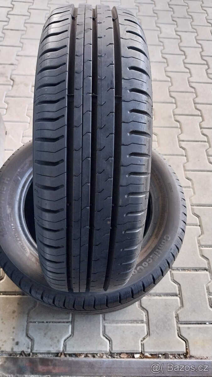 Prodám 4 x letní pneu Continental 165/60/15 cena za 4 ks