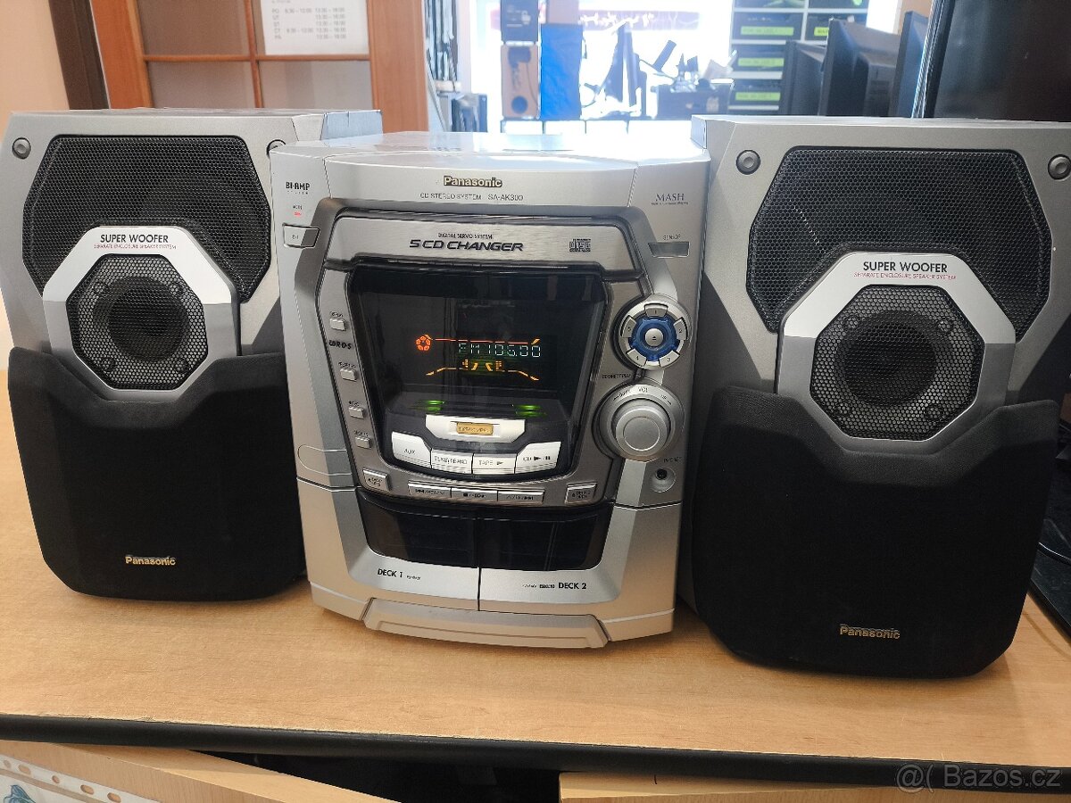 Hi-fi věž Panasonic SA-AK300 + repro