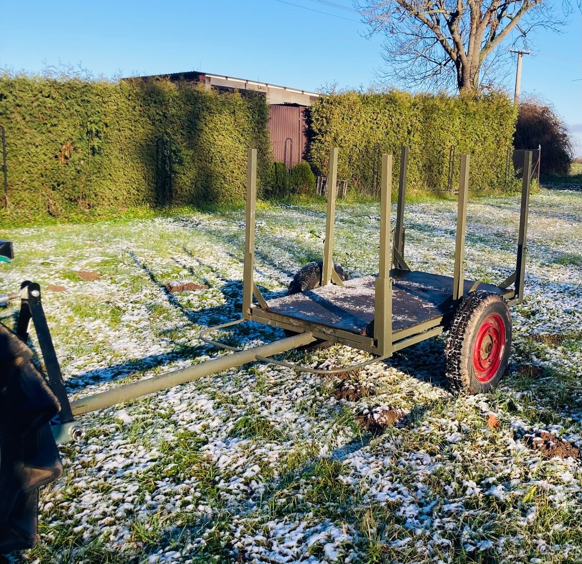 Vyvážečka dřeva za traktor, malotraktor, čtyřkolku, UTV