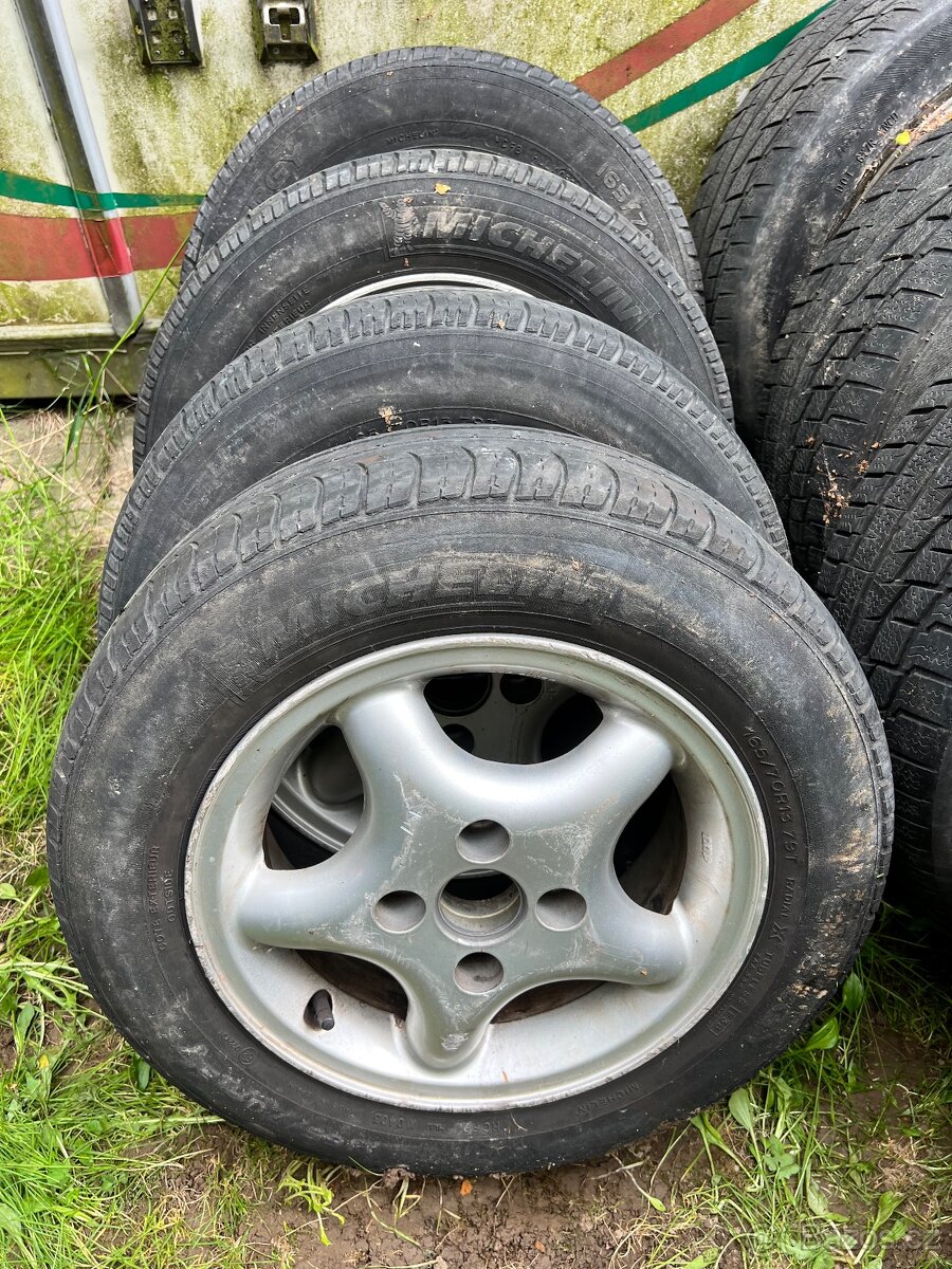 Alu disky 4x100 r13 Felicia /Favorit VW