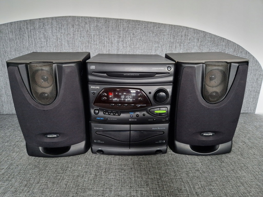 HiFi Audio sestava Philips FW 362 (CD, MC, Radio)