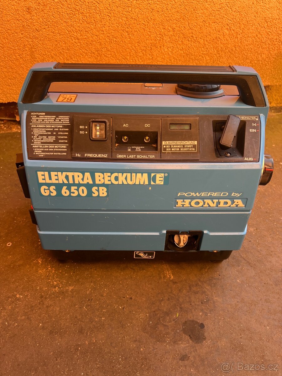 Generato elektrocentrala Honda vykon 650VA
