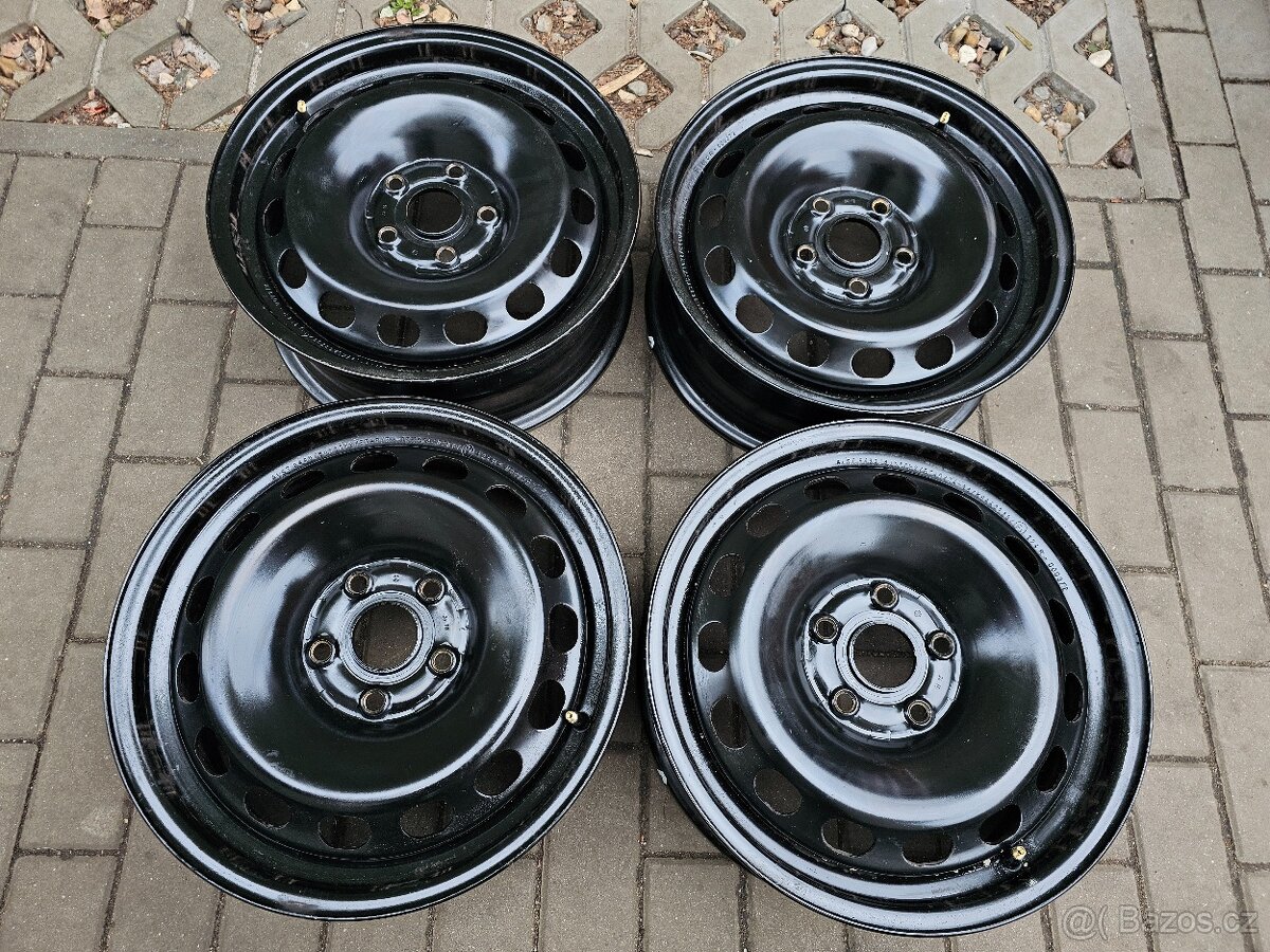Plechové disky ET40 6J 5x112 Škoda Superb I VW Passat
