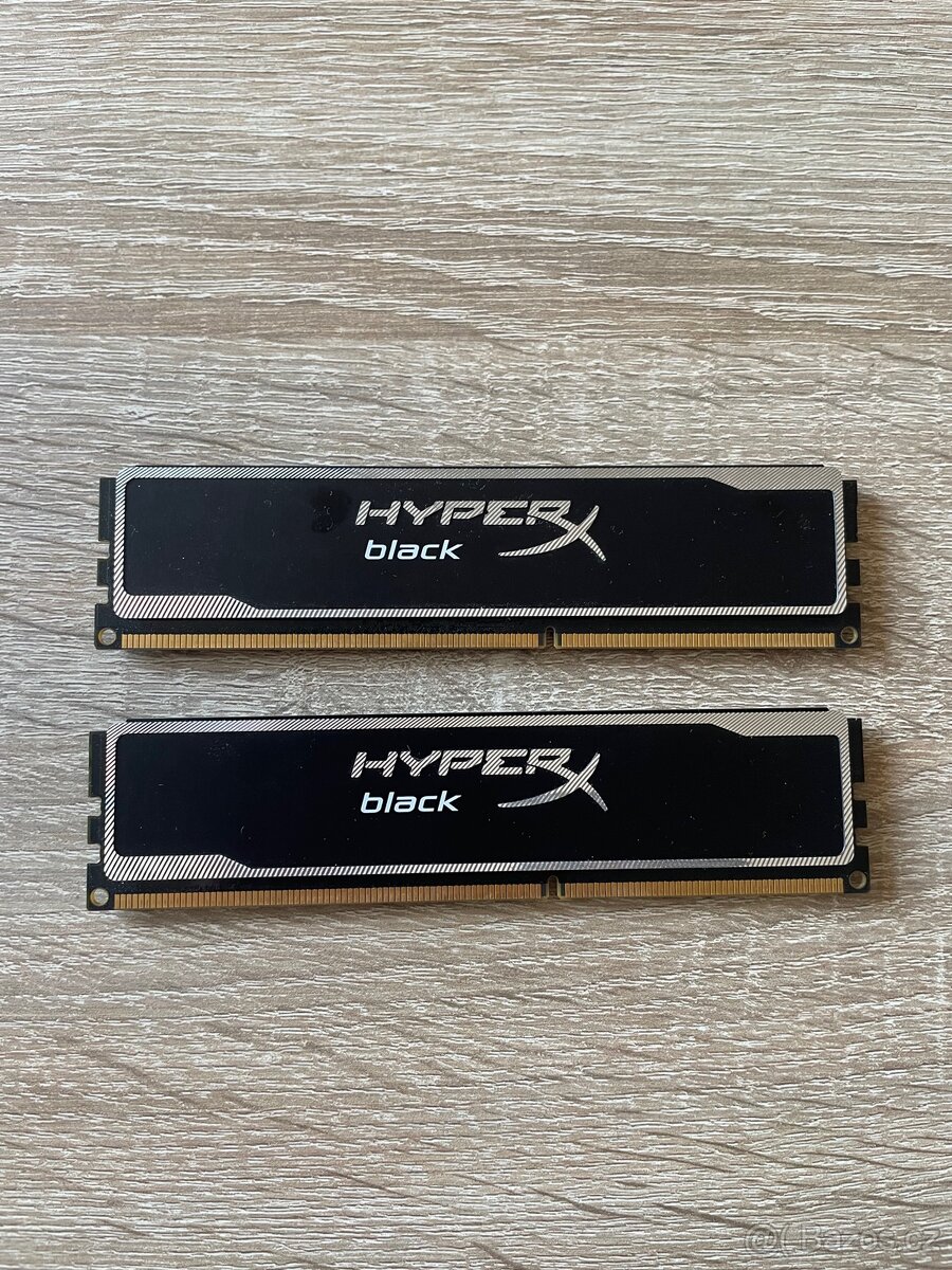 HyperX Black 8GB (2x4) - DDR3 1600 MHz