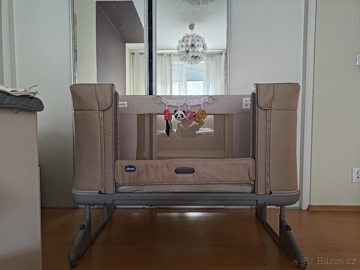 Dětská postýlka Chicco Next2Me Forever Almond
