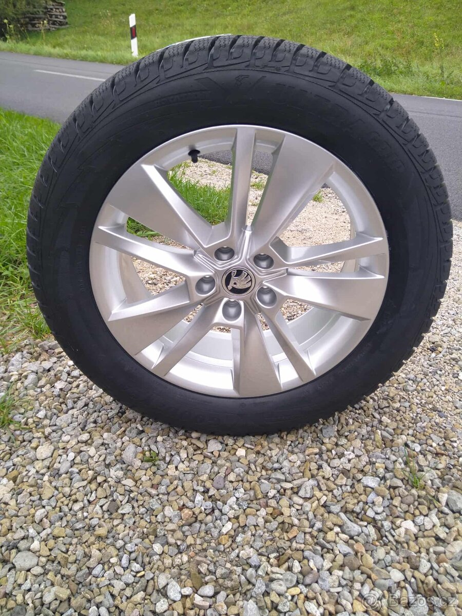 18" zimná sada ŠKODA KODIAQ,VW,SEAT 100 % stav.