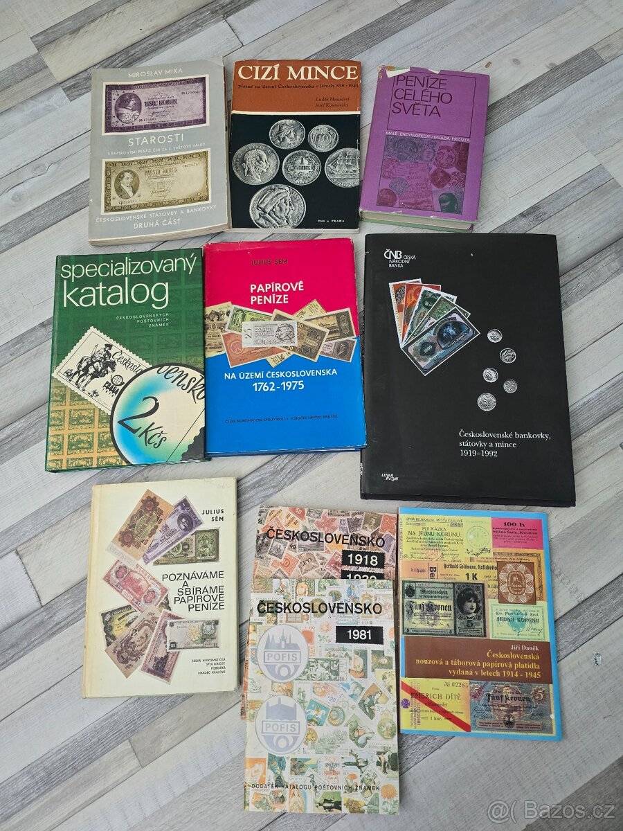 Literatura mince a bankovky