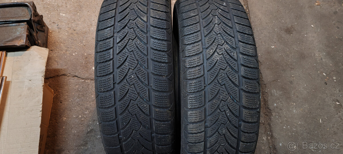 2 zimní pneumatiky PLATIN 205/55R16 91H 5,50mm