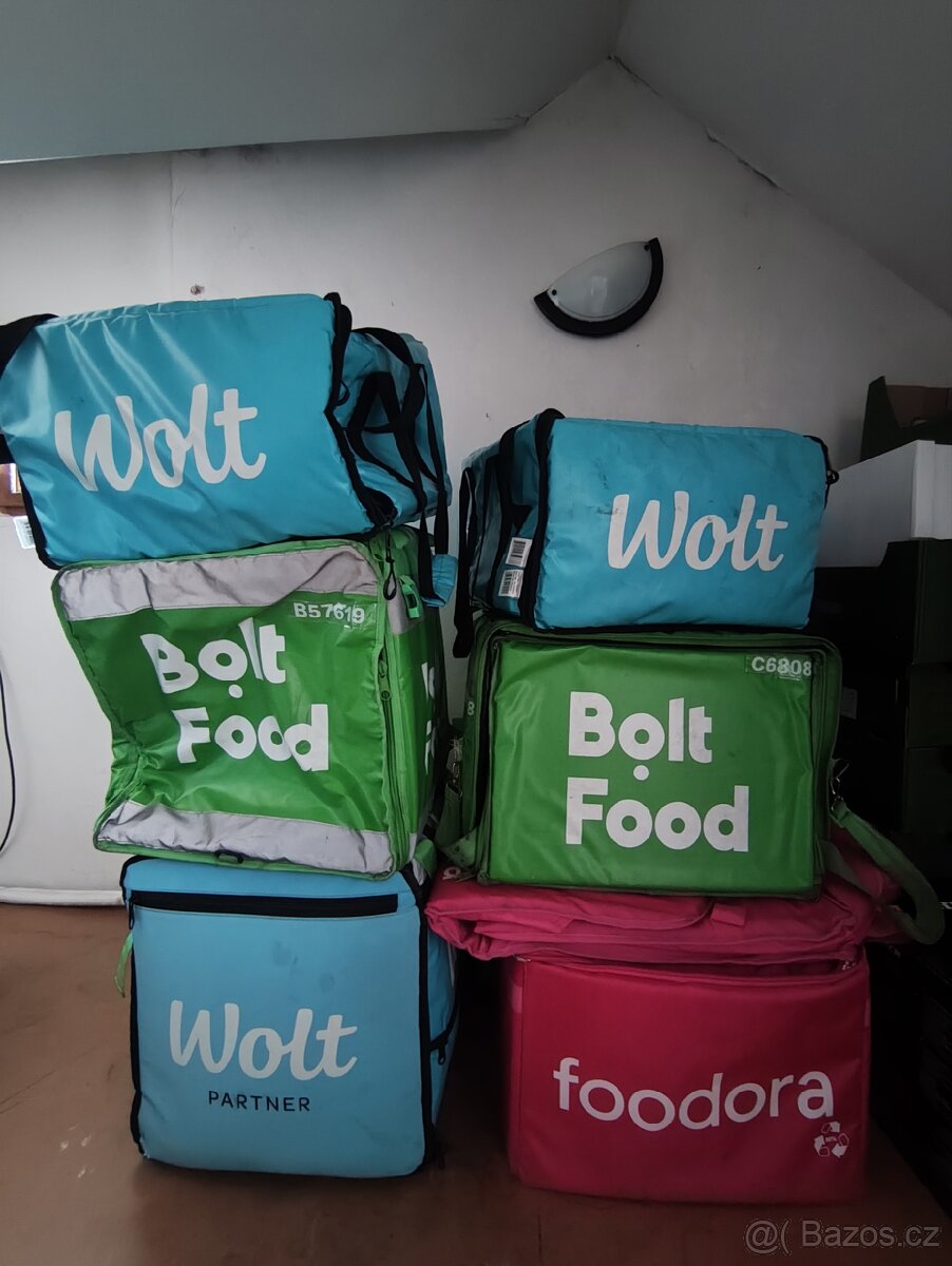 Termo boxy Wolt, Bolt, Foodora