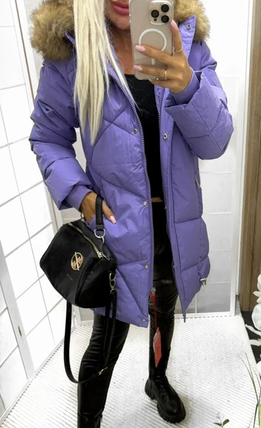 Zimní bunda-prošívaný kabát N.O.V.Ý s vysačkou 36/S