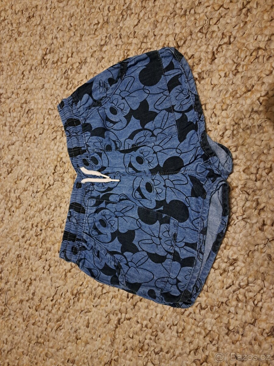 Dívčí plátěné kraťasy zn.Disney junior, vel 128