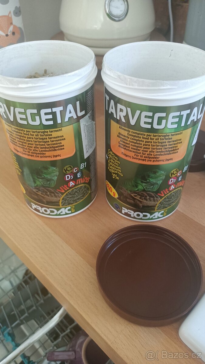 Krmení pro suchozemskou želvu