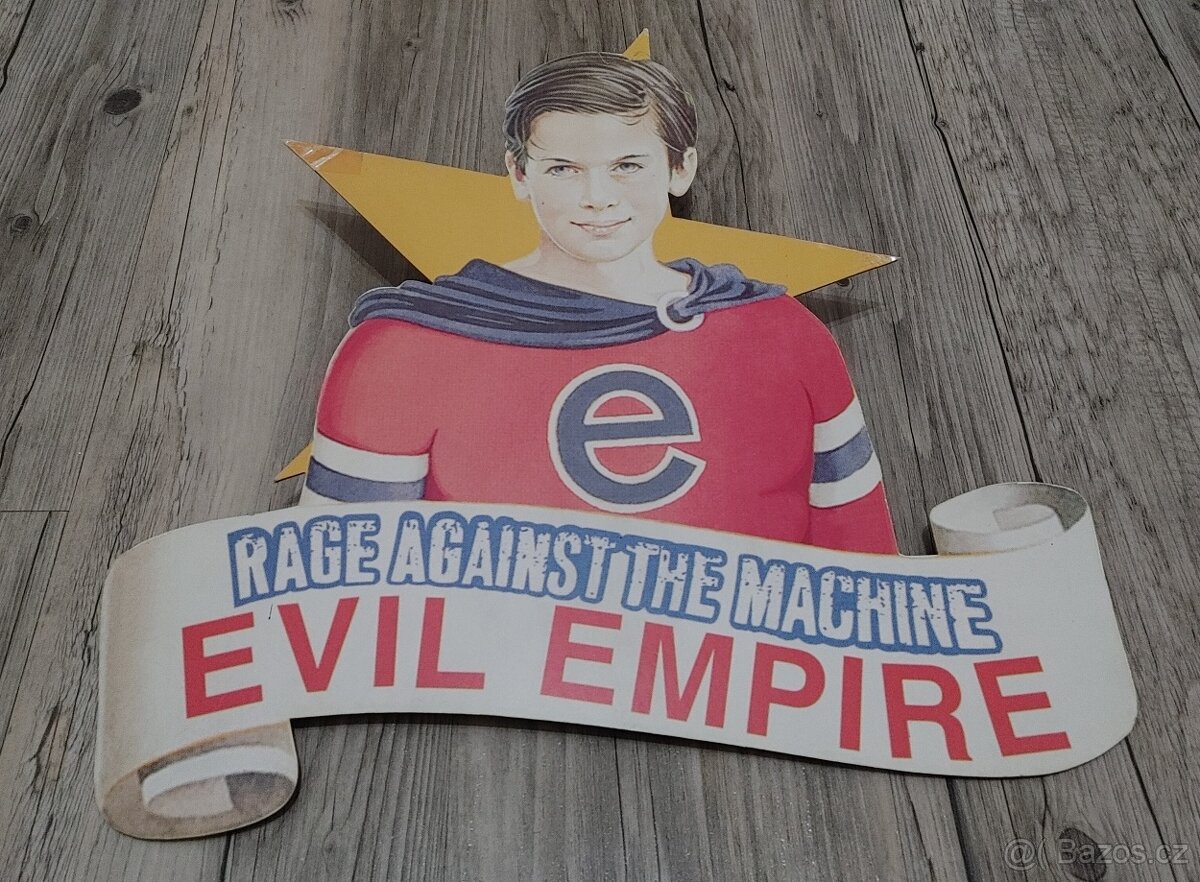 Starý HUDEBNÍ Reklamní Plakát,RATM-Evil Empire,ORIGINAL