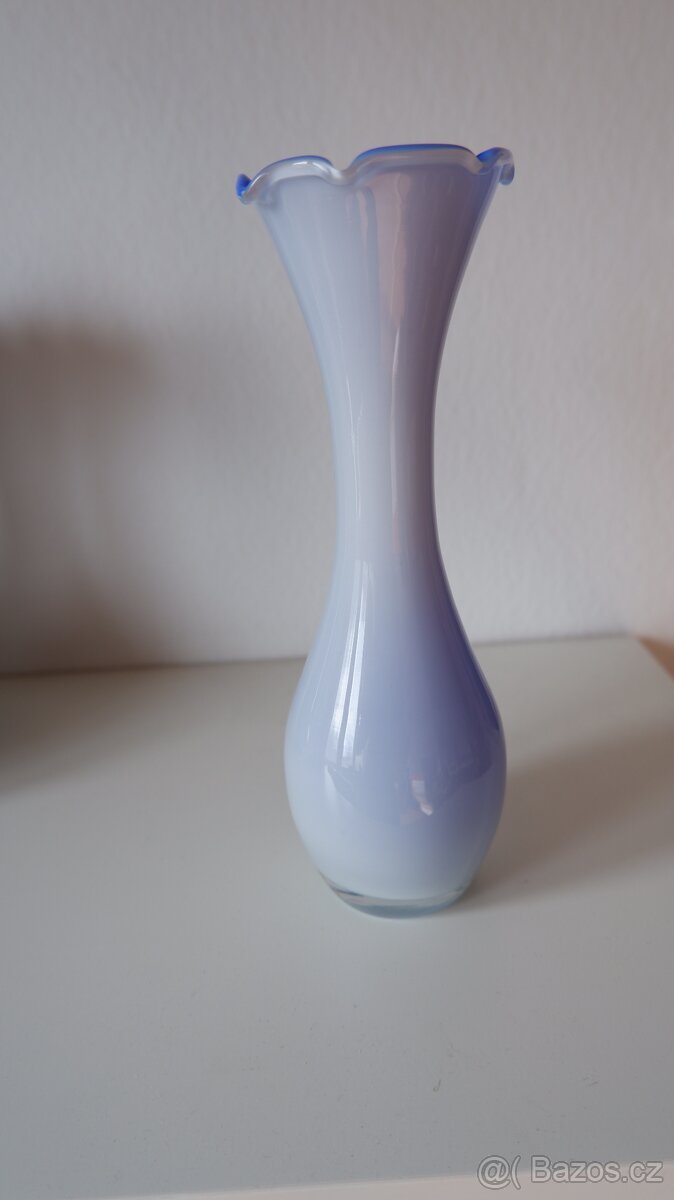 Váza sklo barevné