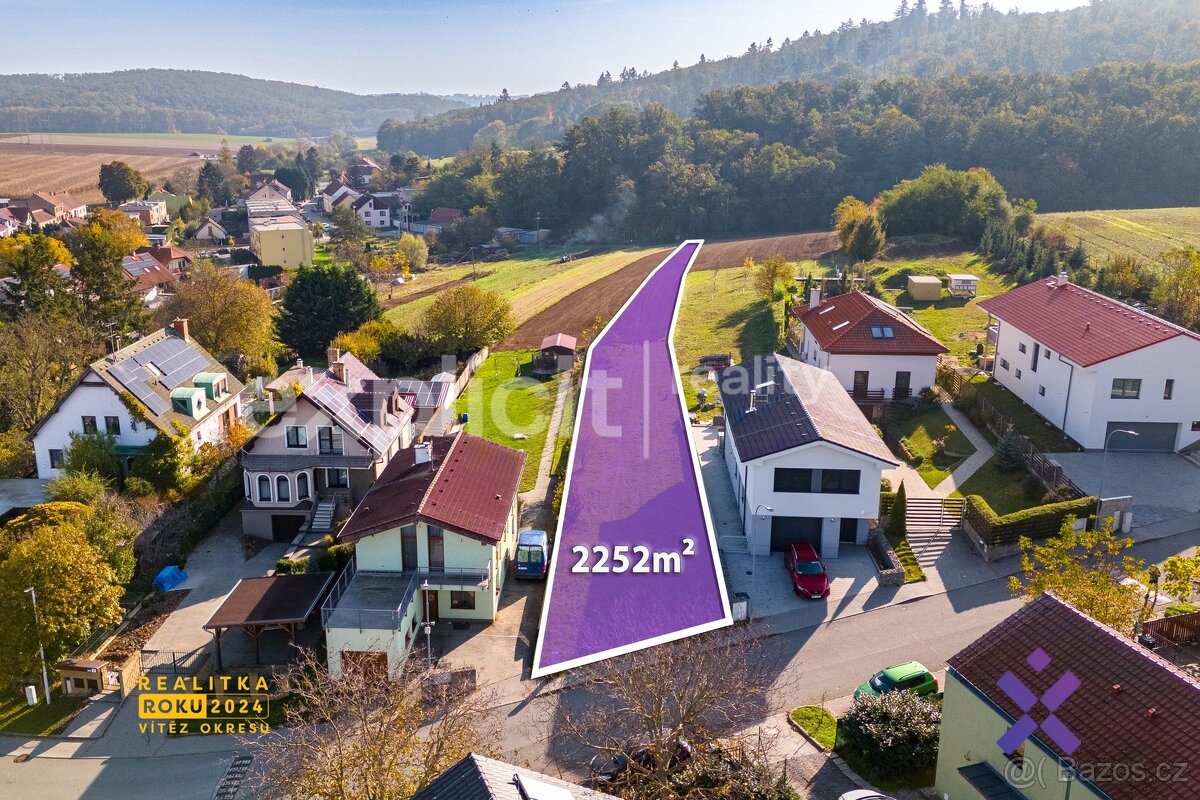 Prodej pozemky pro bydlení, 1 100 m2 - Střelice, ev.č. 01989