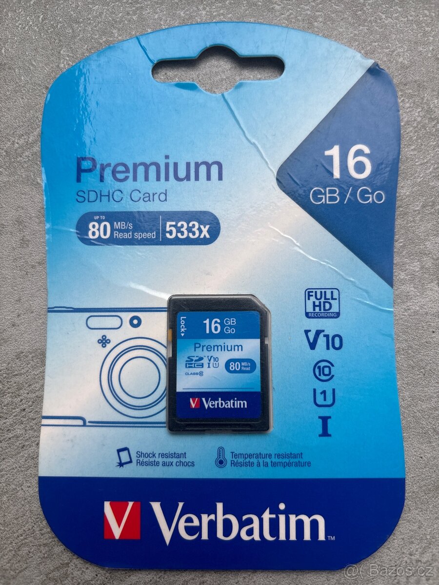 Verbatim Premium SDHC Card 16 GB