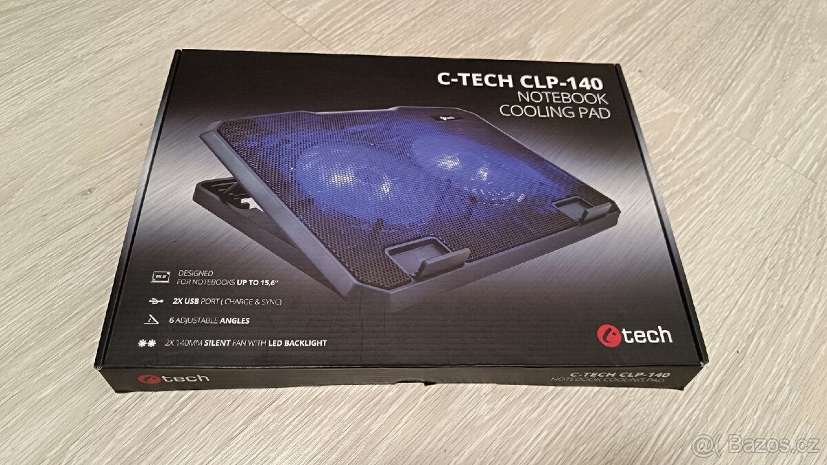 C-Tech Clp-140 chladící podložka pro notebook