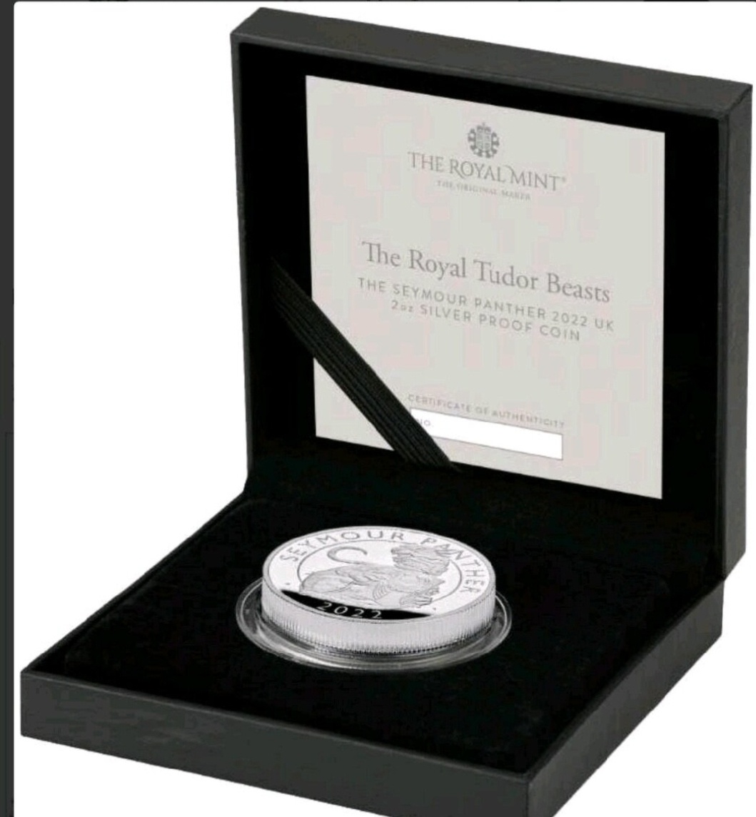 Seymour panther Royal Tudor Beasts 2 Oz 2022