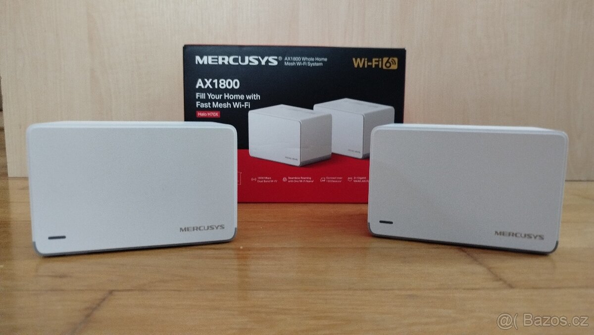 Zesilovač wifi signálu - komplexní Wi-Fi systém Mercusys Hal