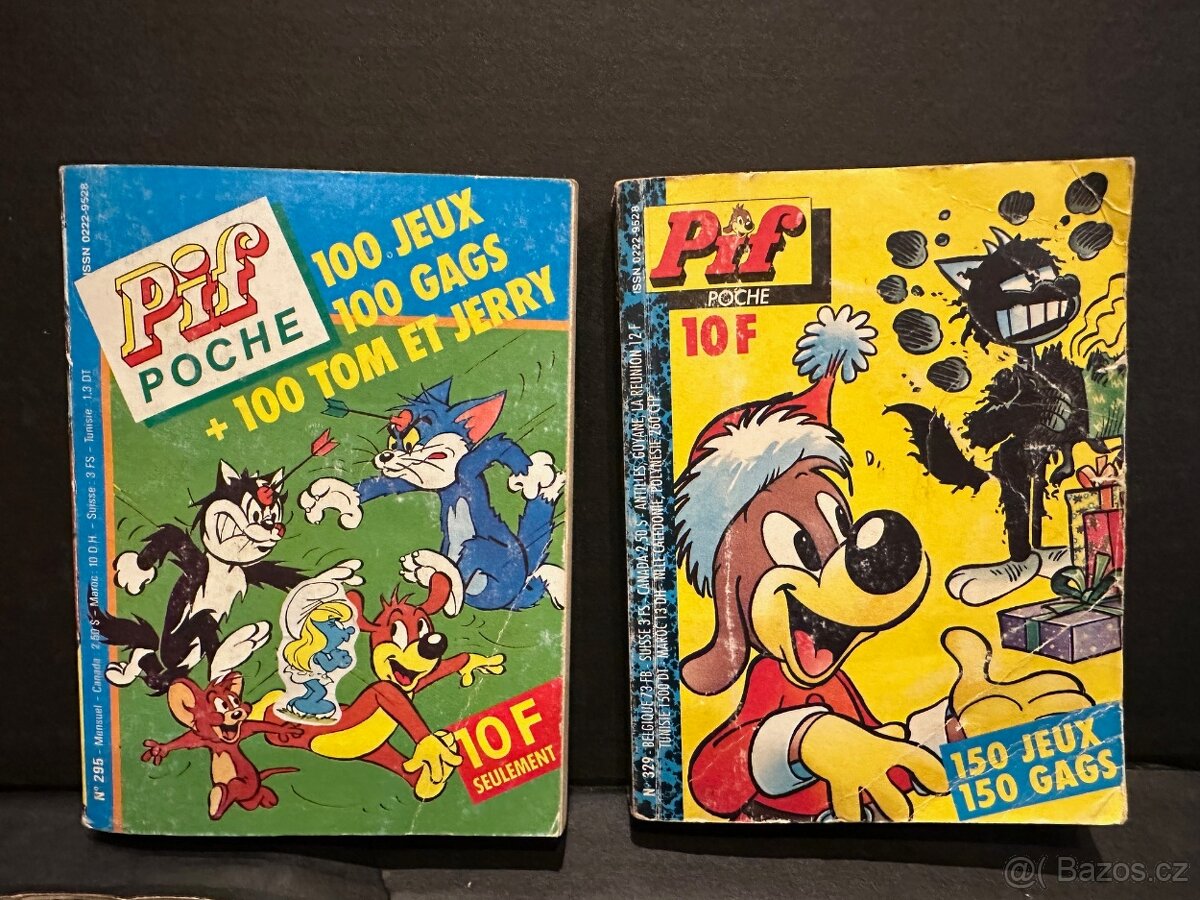Pif poche a ine francuzske vreckove poche komiksy