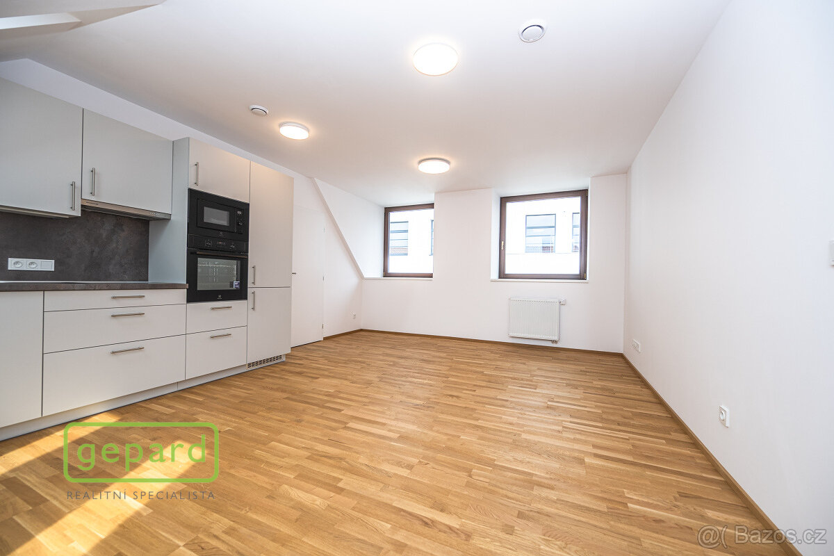 Pronájem bytu 2+kk, 55m2, s parkovacím stáním v novostavbě v