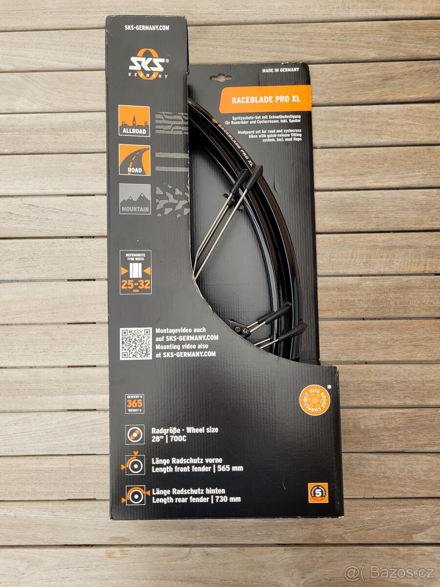 Blatníky na silniční kolo Raceblade Pro XL SKS