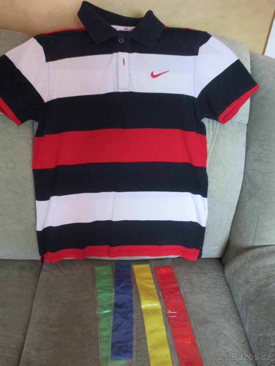 vel M-Nike tričko+ posilovací nové gumy