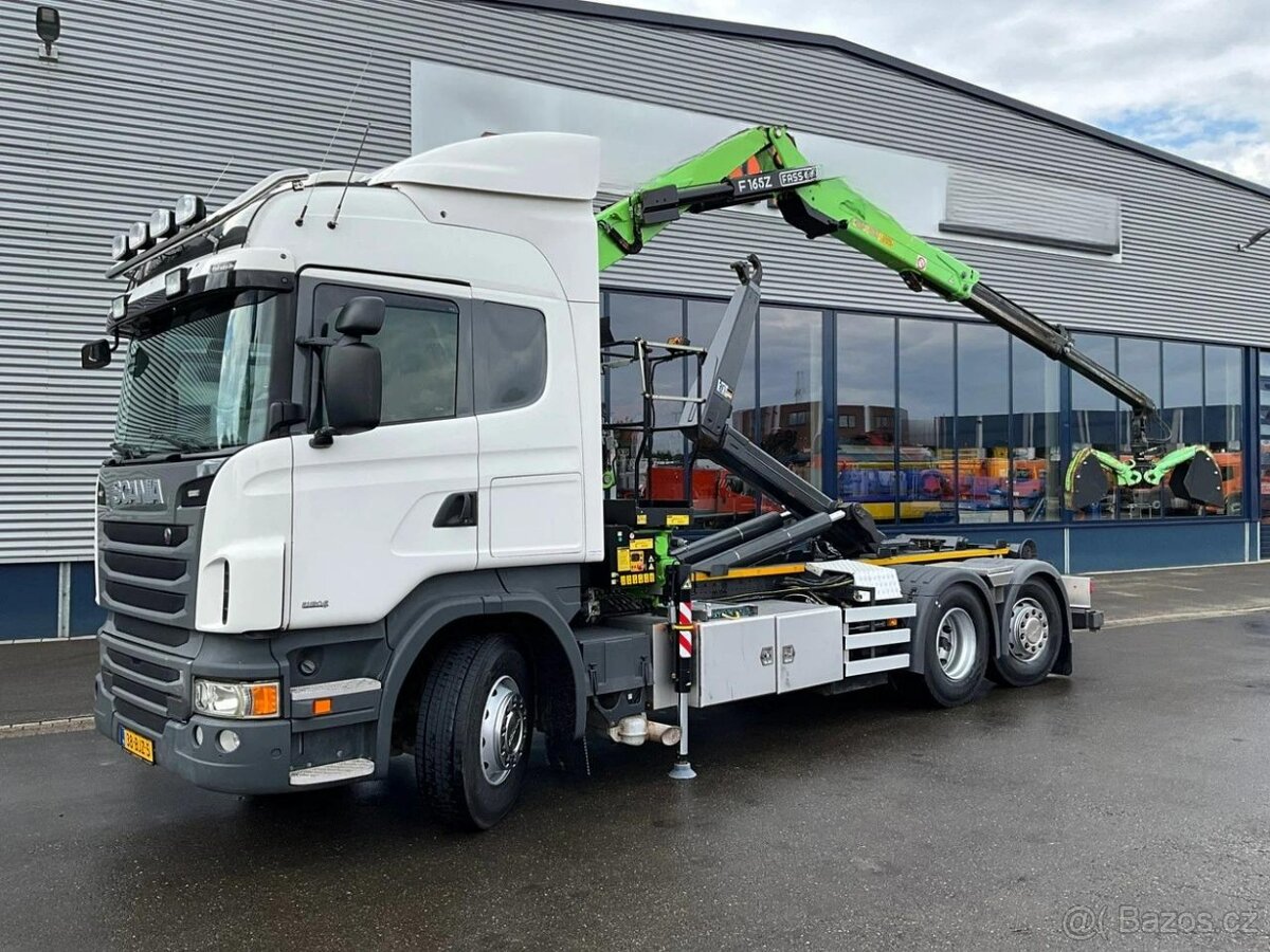 Scania R440 6x2 / Fassi 16 tunmetr / hák