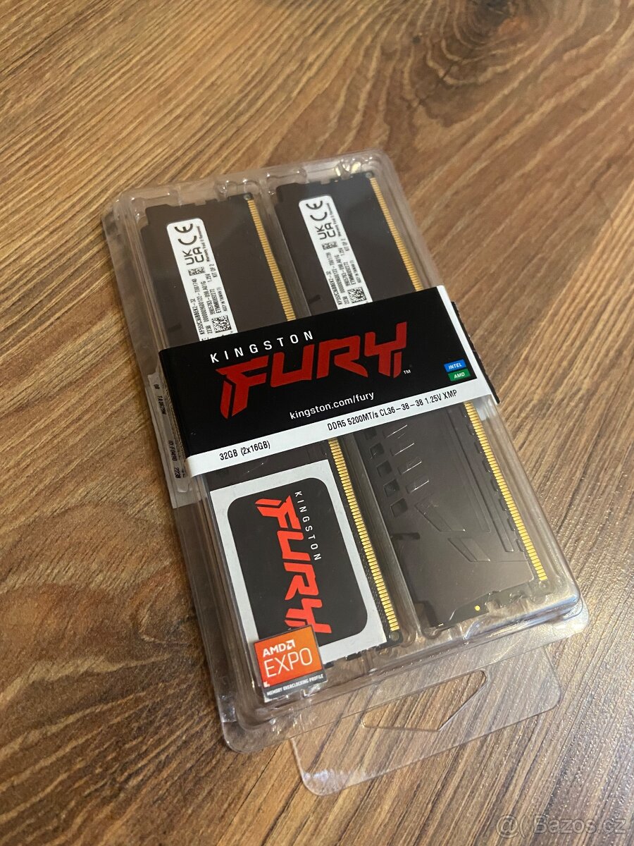Kingston FURY 32GB KIT DDR5 5200MHz CL36 Beast Black