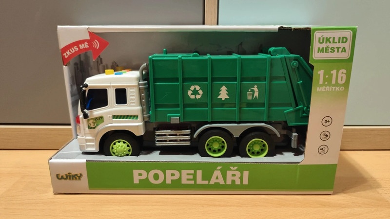 Auto popelářské s efekty 28cm, nehrané
