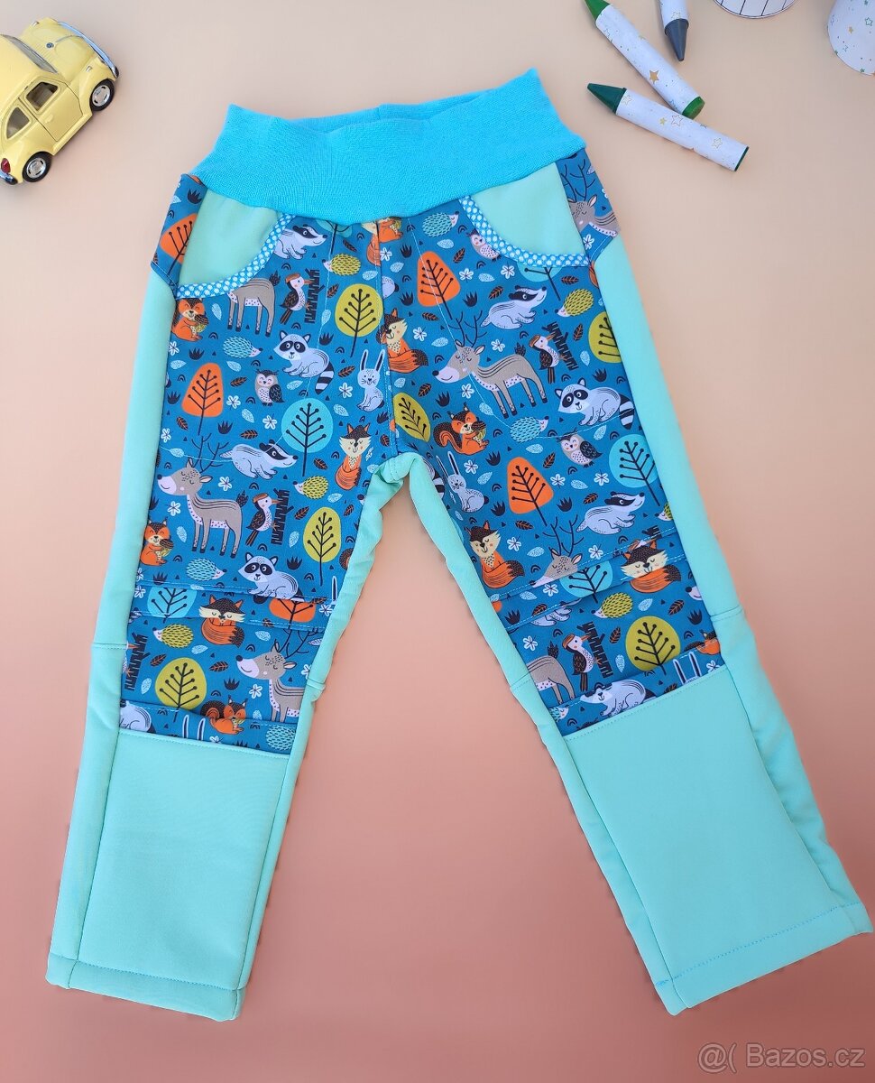 Dětské softshellové kalhoty vel.98