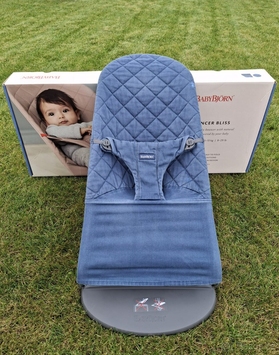 Babybjörn lehátko Bliss Midnight blue