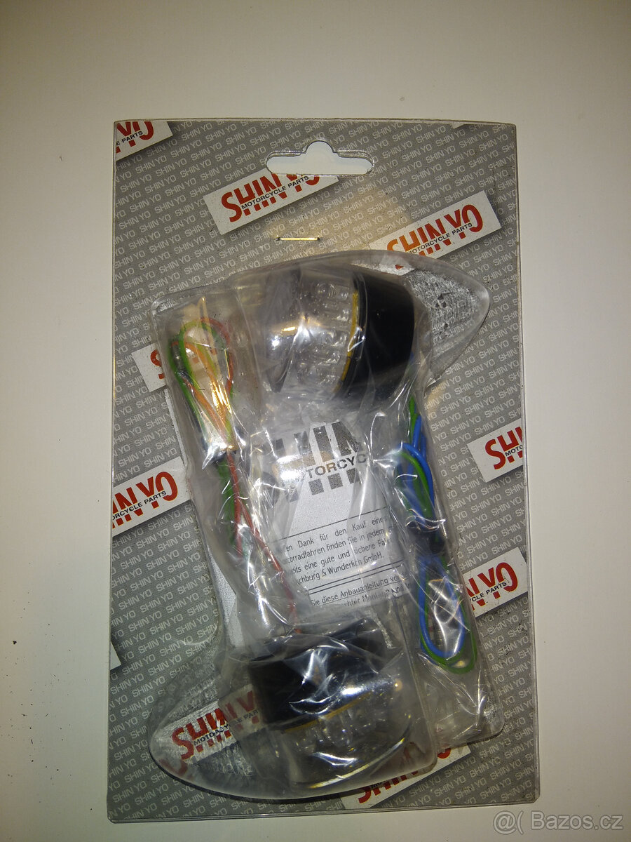 LED blinkry ShinYo kulaté, pár