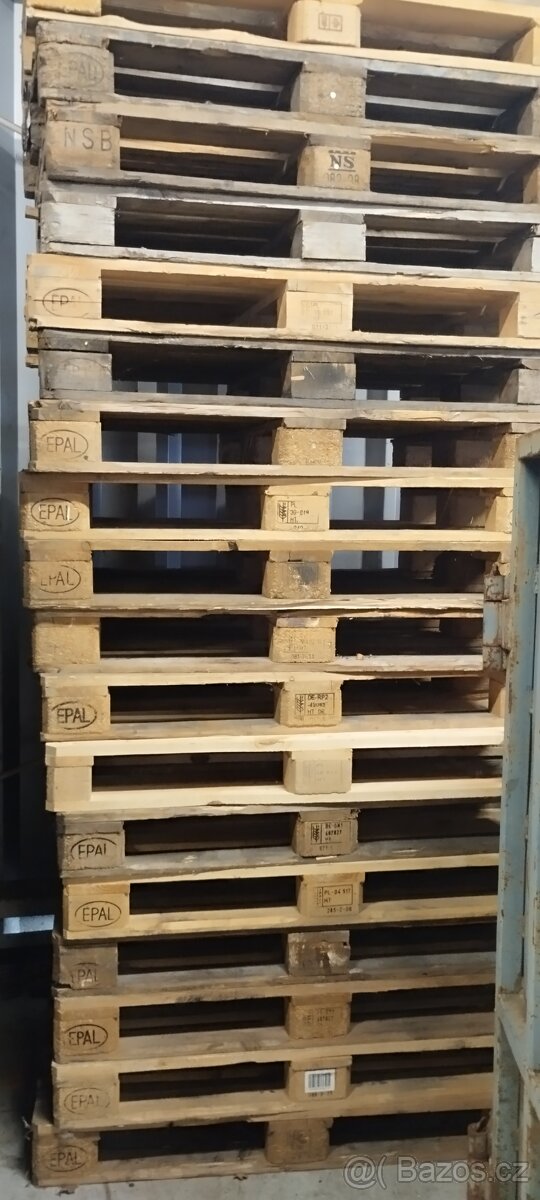 EURo palety 120x80cm - použité