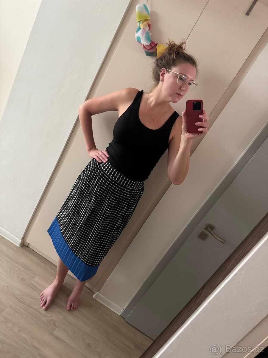 Vzorovaná midi sukně, Reserved, Vel. 40