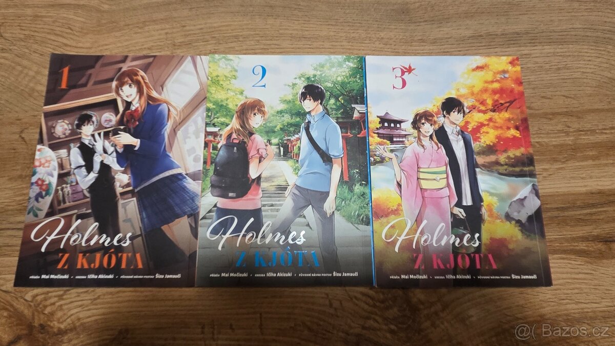 Holmes z Kjóta - série manga knih 1-3