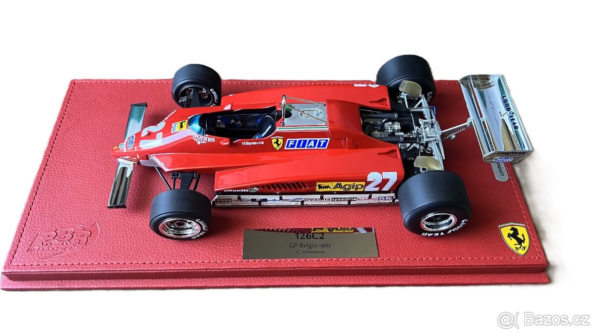 Ferrari 126C2 #27 Gilles Villeneuve 1:18 BBR (P18154)