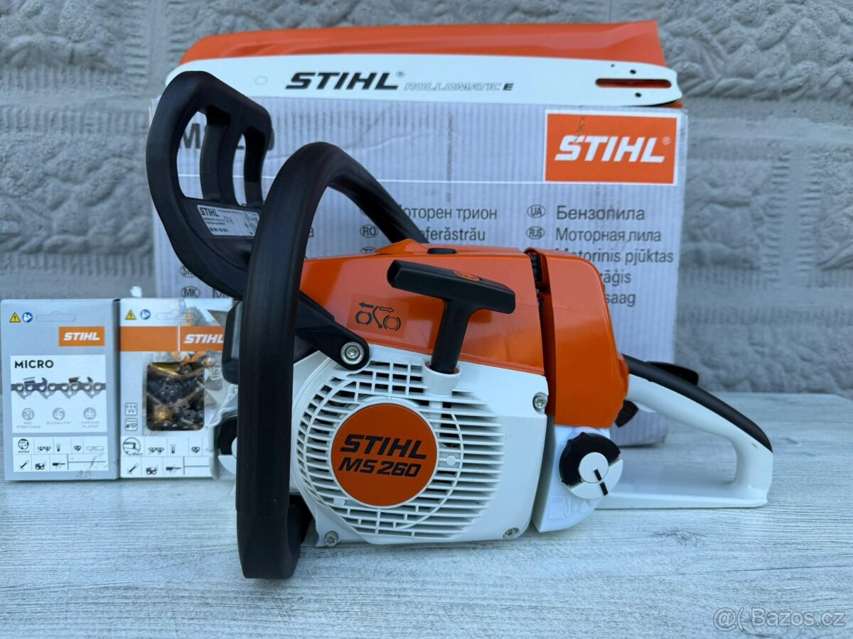 Stihl MS 260 Nová motorová pila , Záruka