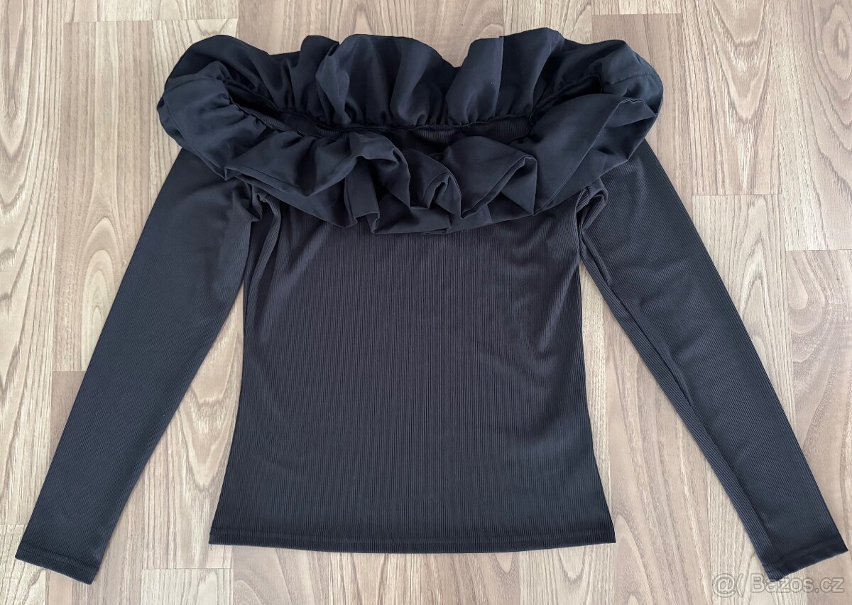 Dámské triko s volánem Shein