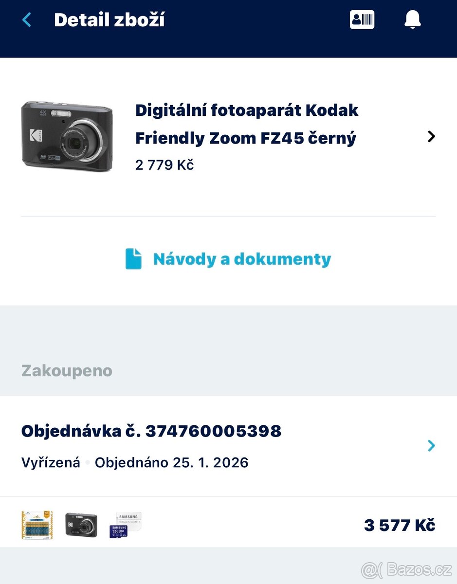 Digitální fotoaparát