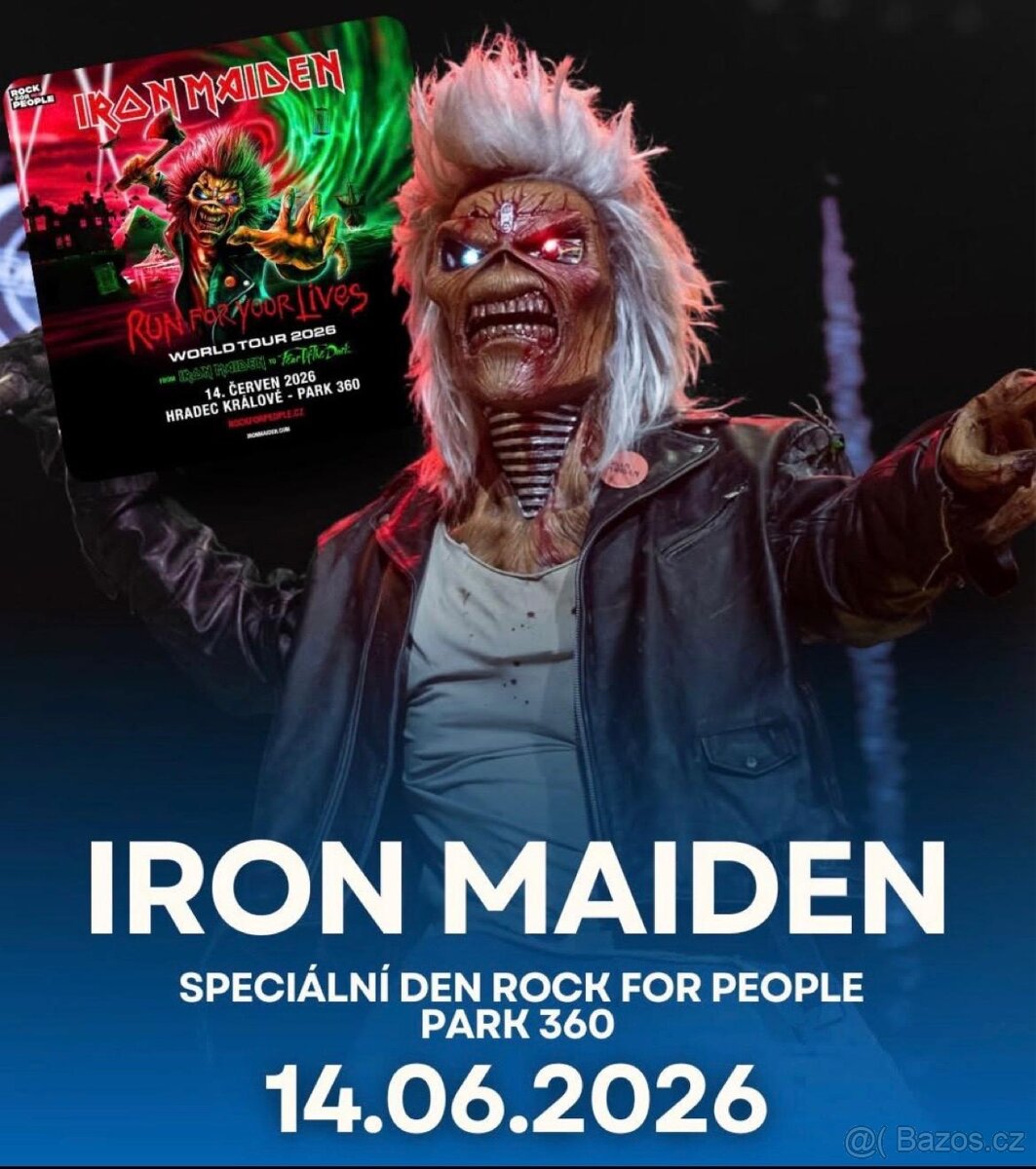 3 X LÍSTEK NA IRON MAIDEN