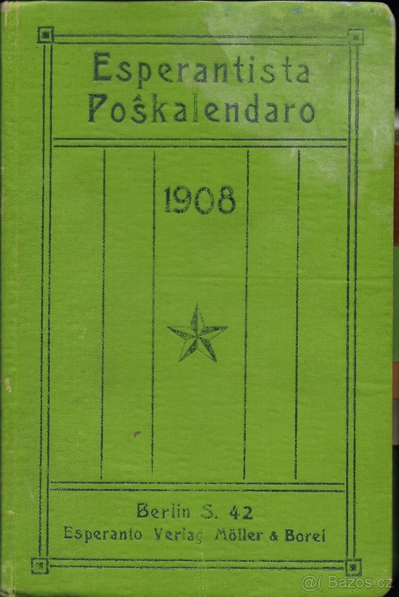 Esperantista poškalendaro 1908