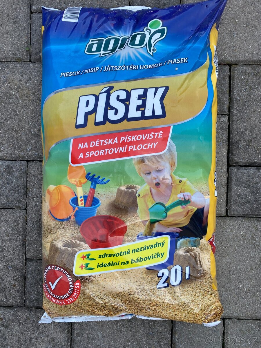 Písek pro dětská hřiště 20l, Agro