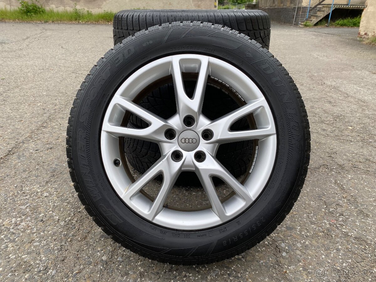 Originální alu kola Audi 5x112 r18, pneu 235/55 r18